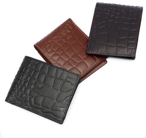 Croc Pattern Wallet