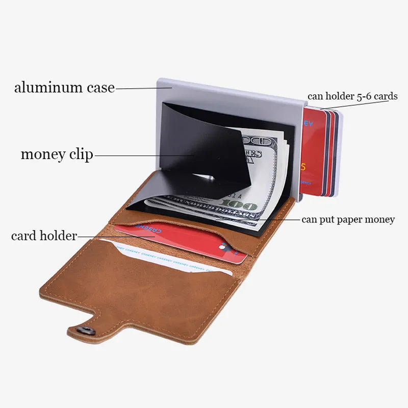 Pop-Up card Holder Wallet