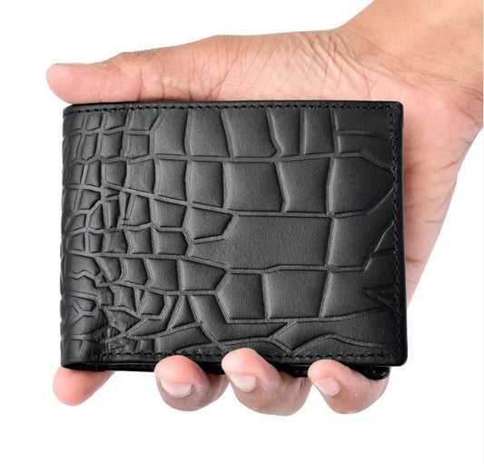 Croc Pattern Wallet