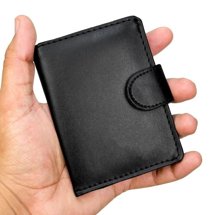 New Mini Button Closure Wallet